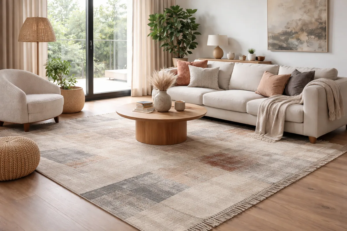 Comment choisir le bon type de tapis pour une pièce à vivre
