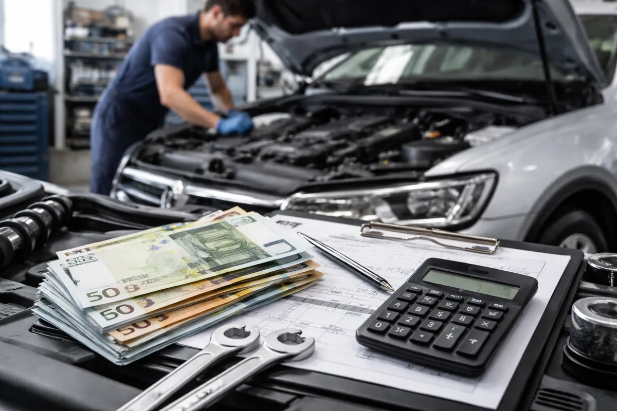 Quel est le coût moyen d'entretien d'une voiture par an