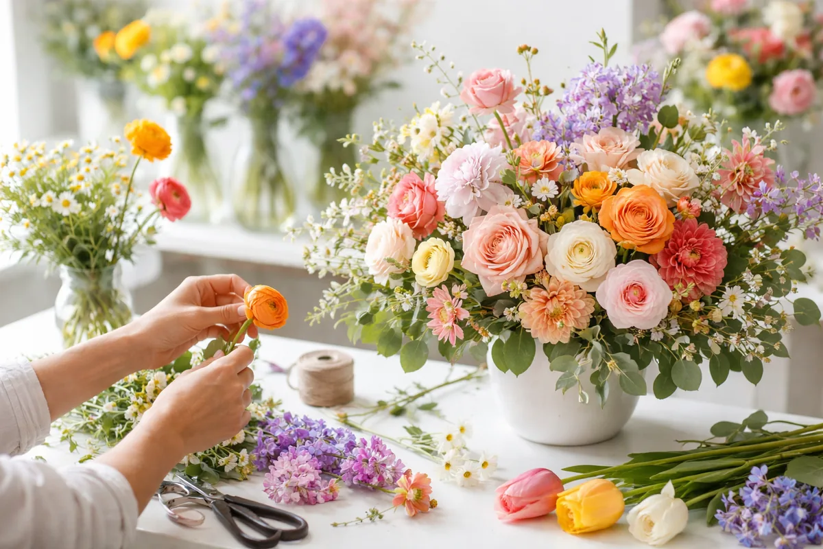 Comment assortir fleurs et couleurs pour des compositions florales réussies