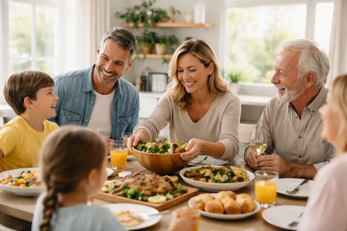 Maîtriser l'art du repas en famille : conseils et astuces