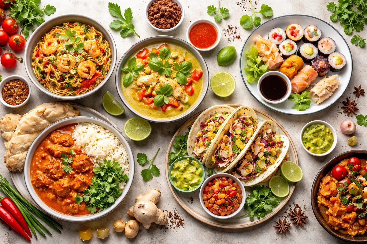 Comment préparer des plats du monde pour explorer de nouvelles saveurs