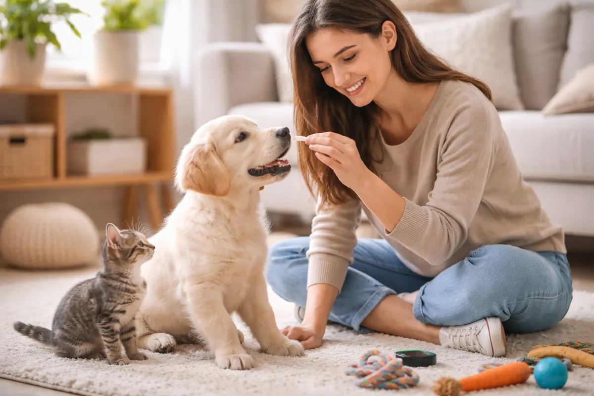 Les bienfaits de l'éducation précoce pour les animaux de compagnie