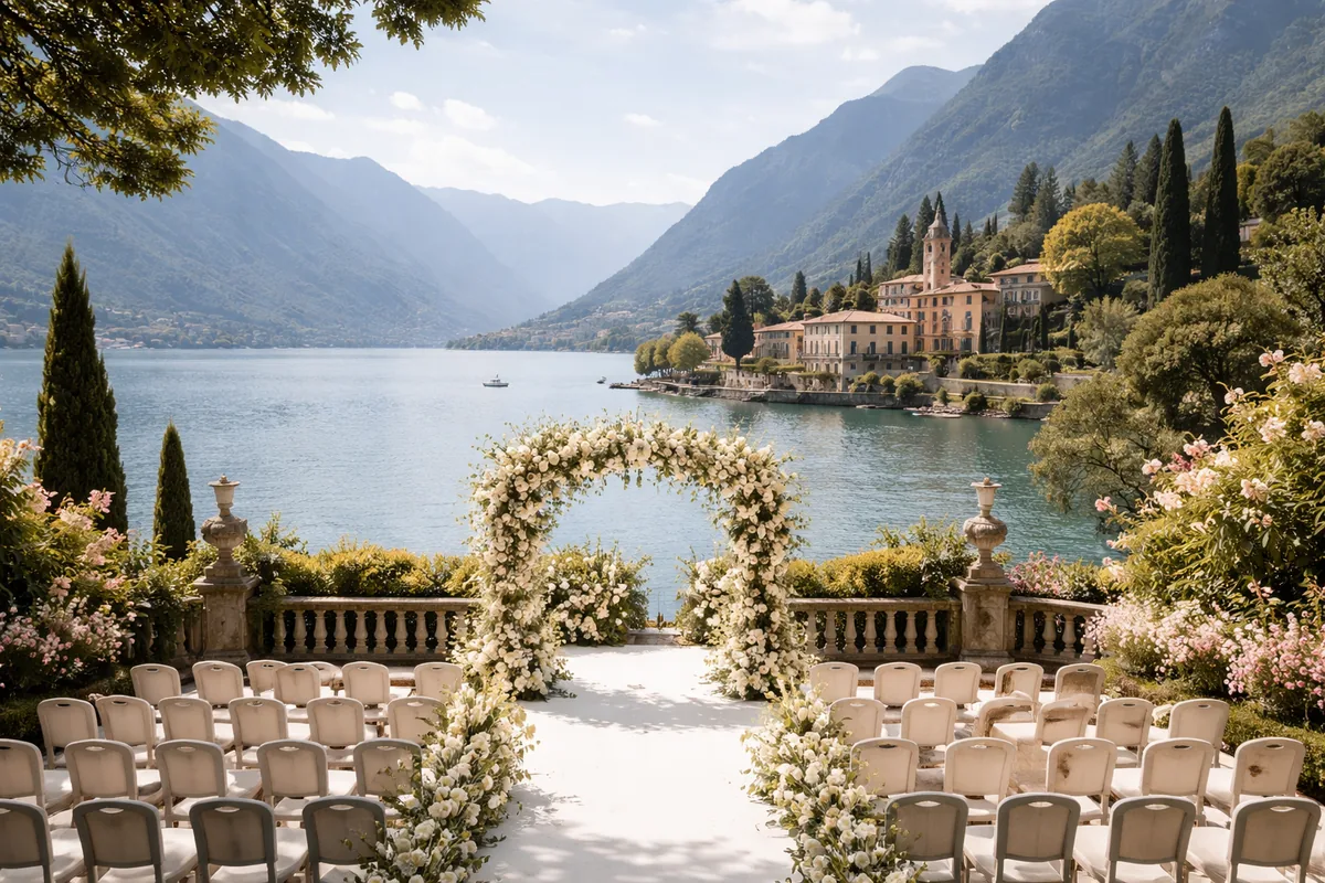 Comment choisir la bonne ville historique pour un mariage au lac de Côme