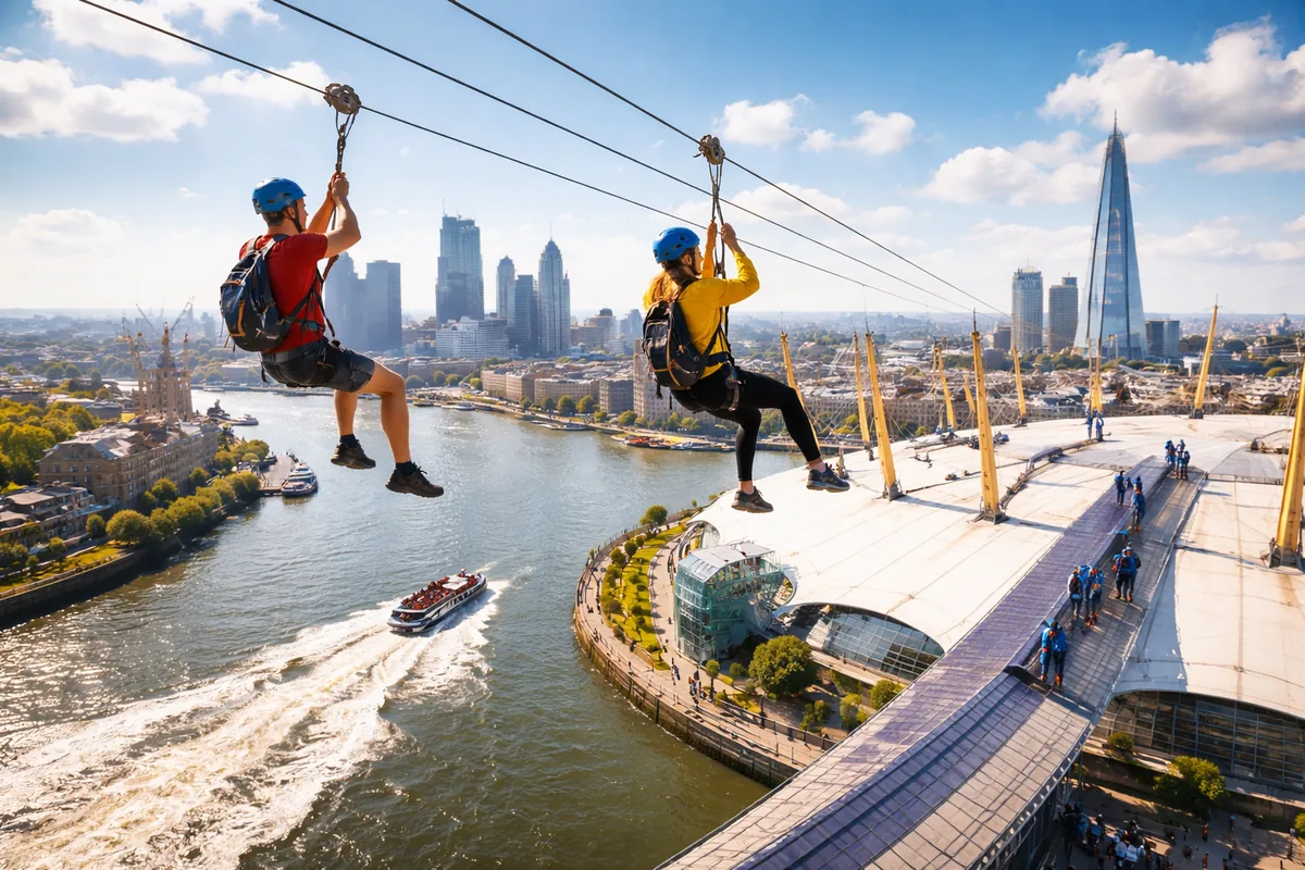Les activités inattendues à Londres pour les aventuriers en quête d'adrénaline