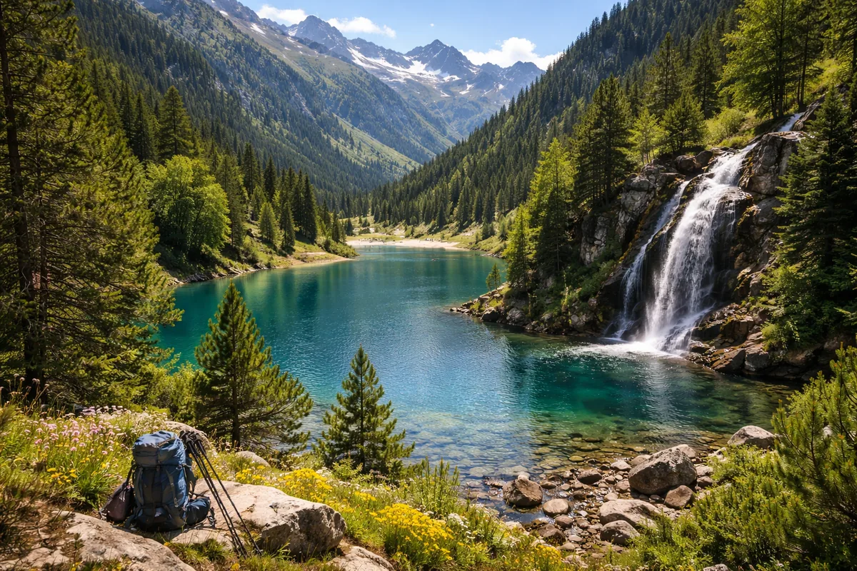 Où trouver les plus beaux lacs et cascades pour des randonnées en France ?